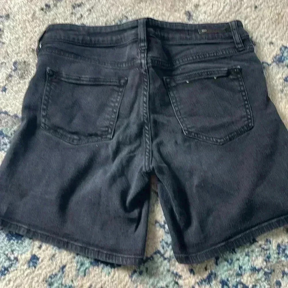 Pilcro and the letterpress STET dark gray jean shorts 28 - Picture 2 of 6
